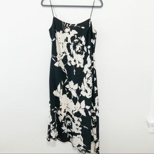 Lauren by Ralph Lauren Black and White Floral Dress